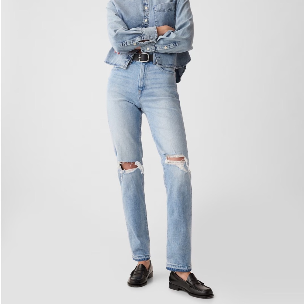 Gap - Cheeky High Rise Straight Ankle Jeans